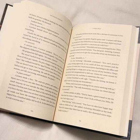 NEW Savannah Secrets - A Fallen Petal Hardcover Book - Picture 13 of 17